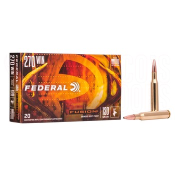 Federal Fusion .270 130gr Soft Point