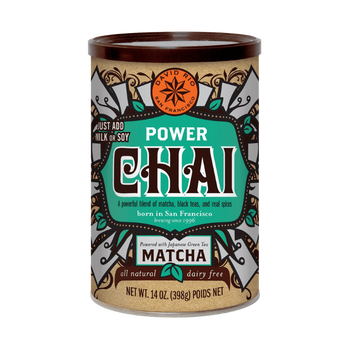Power matcha chai latte vegan