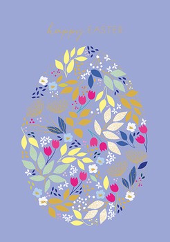The Art File - Floral Egg - SAME02A
