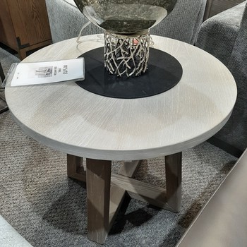 Rogan Light Grey End Table