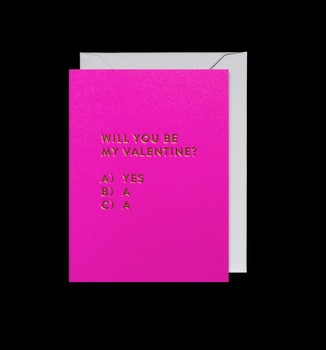 Lagom -Will You Be My Valentine Mini Card- 5603