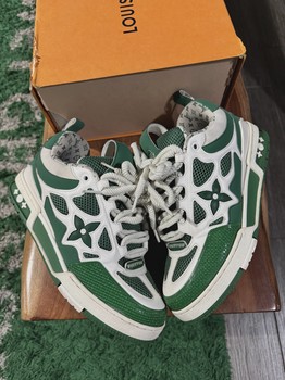 Louis Vuitton LV Skate Sneaker Green White (8.5LV) • Pre-Owned [0070] - view 2