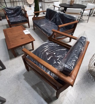COROLLA NAVY 4 PC Patio Set