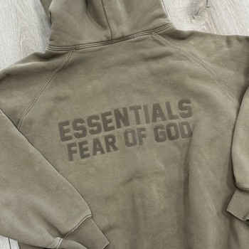 KIDS FEAR OF GOD ESSENTIALS zip-up hoodie sz 10 • Pre-Owned [8729] - view 5