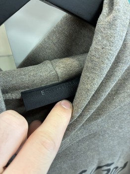 Fear of God Essentials Heather Grey Heavy Fleece Vintage Hoodie - Pre-Owned - view 4