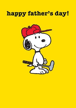 Hype -Snoopy Happy Father's day golfing-SNOOP061