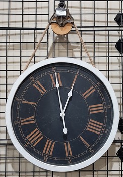 Black Clock on Pulley