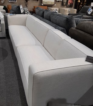 Soloman Stain-Resistant Fabric Sofa, Cream from Abbyson