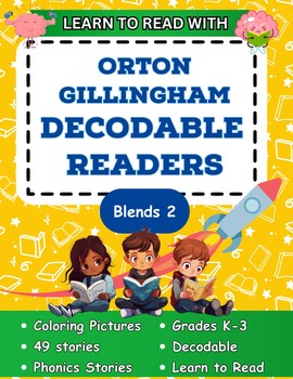 Learn to Read with Orton Gillingham Decodable Readers: Blends 2
