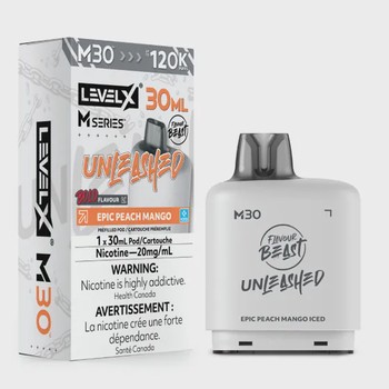 Level X Flavour Beast Unleashed M30 120K Pod - Epic Peach Mango Iced
