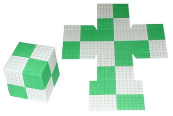 Used Rightstart Math Thousand Cubes