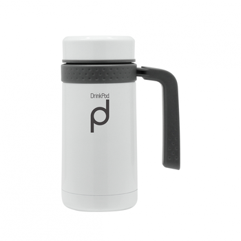 INSULATED TRAVEL MUG 450ML - WHITE FINISH