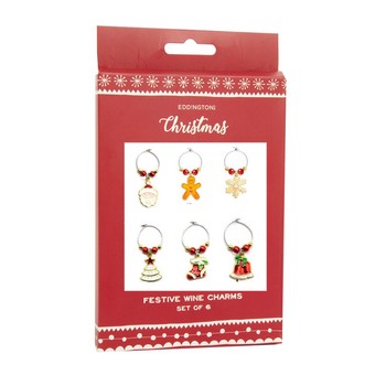 CHRISTMAS WINE CHARMS