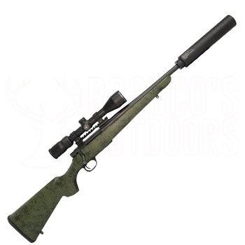 Howa M1500 Superlight Cerakoted Carbon 7mm-08 16" Green + Vortex Diamondback 4-12x40 Scope + DPT Suppressor