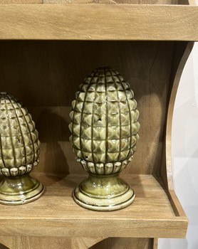 Avocado Green Pineapple Sculpture / Large