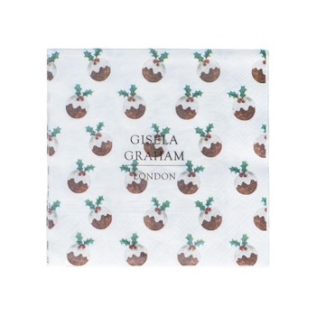 CHRISTMAS PUDDING NAPKINS
