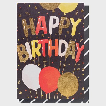 Louise Tiler -Birthday Balloons & Stars - TL030