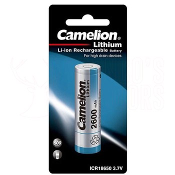 Camelion Lithium 18650 Rechargeable 3.7v 2600mah Battery