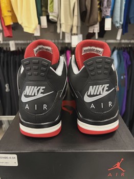 Air Jordan 4 Retro Black Red (2019) • Pre-Owned [0070] - view 4