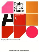Used RULES OF THE GAME 3 Student Workbook (Grades 9-10)