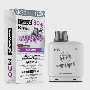 Level X Flavour Beast Unleashed M30 120K Pod - Epic Grape Iced