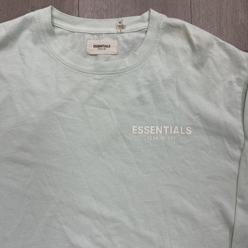Fear of God Essentials Long-Sleeve Tee Sea Foam • Pre-Owned [1649] - view 4