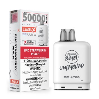 Level X Flavour Beast Unleashed G2 Ultra 50K Pod - Epic Strawberry Peach