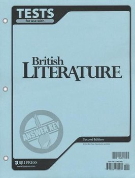 BJU Press British Literature Tests Answer Key, Grade 12