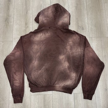 FW25 Hellstar Tribal Zip-Up Hoodie Brown • Pre-Owned [2551] - view 6
