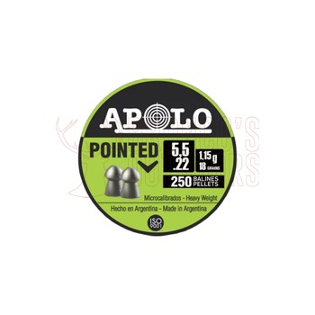 Apolo Pointed .22 18gr 250 Rounds
