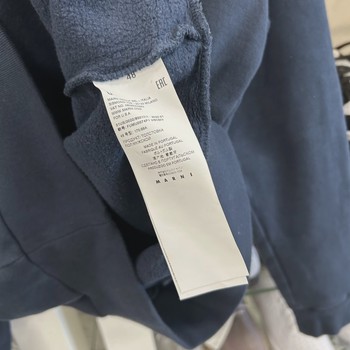 Marni Logo Organic Crewneck Sweatshirt Navy • Pre-Owned [7499] - view 4