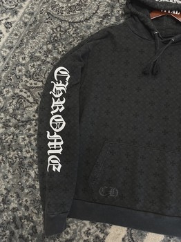Chrome Hearts Monogram Vertical Logo Hoodie 'Black' • Pre-Owned [7772] - view 7