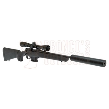Howa Mini Action Blued Black Stock .223 Rem 18" + Nikko Stirling Game Pro Riflescope 3-9x40 + Ghost Modular Suppressor