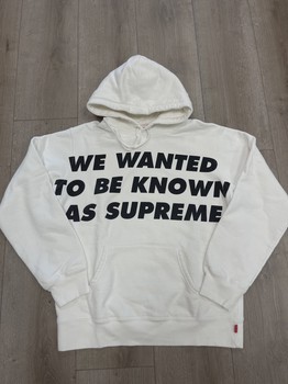 SS20 Supreme Known As Hooded Sweatshirt White • Pre-Owned [6139] - photo 1