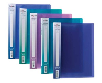 Snopake - Display Book 24 pocket / 48 sides to view A4 Electra Assorted - 12219