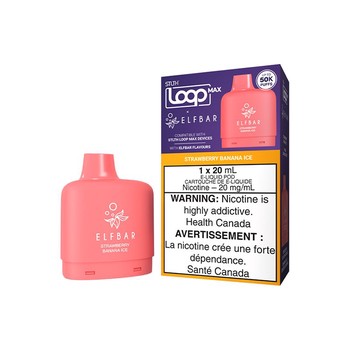 STLTH LOOP MAX x ELF BAR 50K Pod - Strawberry Banana Ice