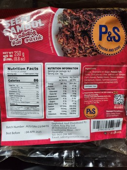 Perera & Sons Dry Seeni sambol 200g