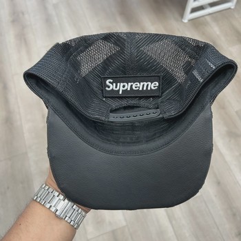 Supreme Vanson Leathers Spider-Man Mesh Back 6-Panel Hat • Pre-Owned [5721] - view 6
