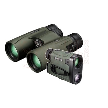 Vortex Viper HD 10X42 Binoculars & 3000 Laser Rangefinder Combo