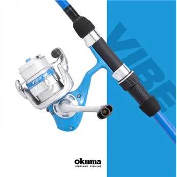 Okuma Vibe Kids Spinning Rod and Reel Combo 6'0" 2 Piece 25 Reel