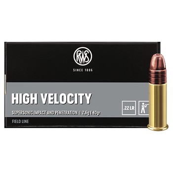 RWS Rimfire High Velocity .22LR Ammo