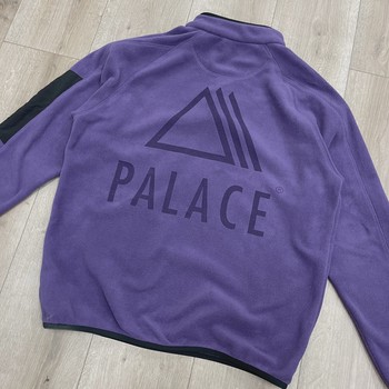 Palace Polartec 1/4 Zip Purple • Pre-Owned [7407] - view 2