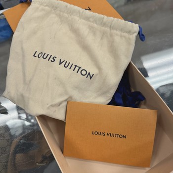 Spray LV initials Reversible Monogram Eclipse Belt blk/gld size 95/38 (fits 30-32 • Pre-Owned [8157] - view 3