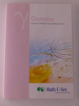 USED MATH U SEE GAMMA SINGLE & MULTIPLE-DIGIT MULTIPLICATION