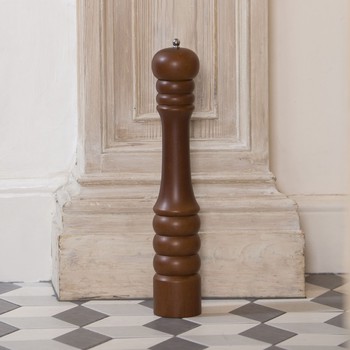 LARGE TRADITIONAL DARK PEPPER MIL