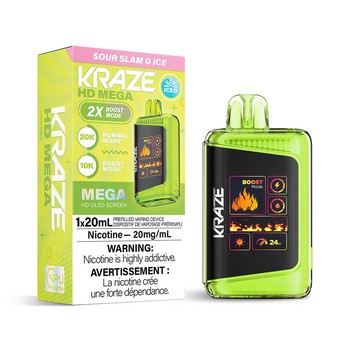 Kraze HD Mega - Sour Slam G Ice
