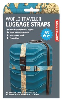 Kikkerland - World Traveler Luggage Straps - TT57