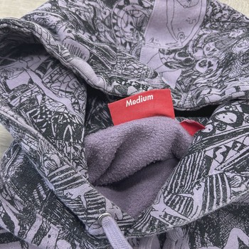 2024 Supreme Liberty Hooded Sweatshirt 'Dusty Purple' • Pre-Owned [2137] - view 4