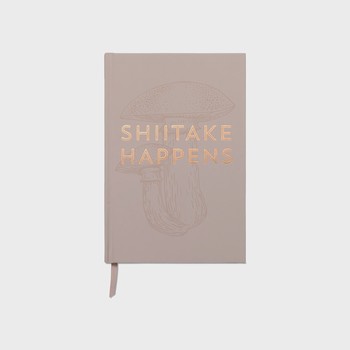 Vintage Sass Shitake Happens Soft Touch Journal A5 (D)