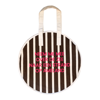 Ronde tas - Pink